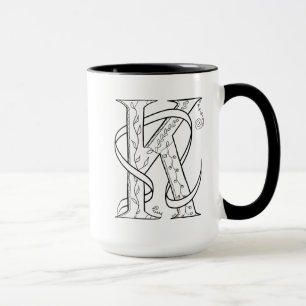 Lettre K Paraphe Mug