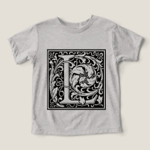 Lettre L Monogramme Art Nouveau Médiéval