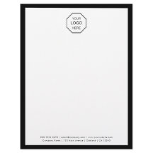 Logo de l'entreprise | En-tête minimaliste moderne