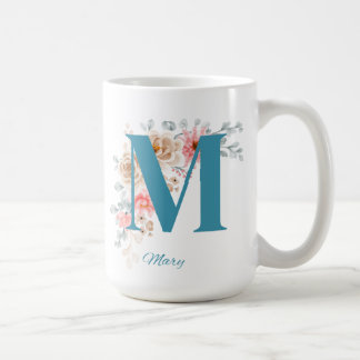 Lettre M de Mug Café Personnalisée