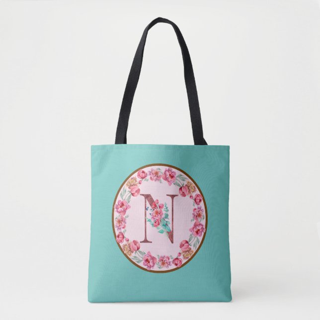 Lettre Monogram N avec Sac fourre-tout d'image de  (Devant)