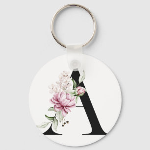 Lettre Monogramme A Porte-clés Demoiselle d'Honneu