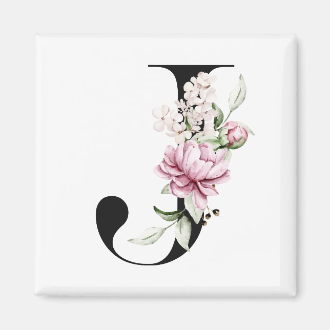 Lettre monogramme J | Aimant (Devant)