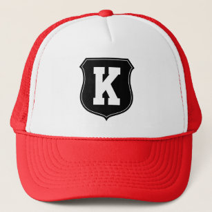 Lettre monogramme K casquette   casquettes sportif