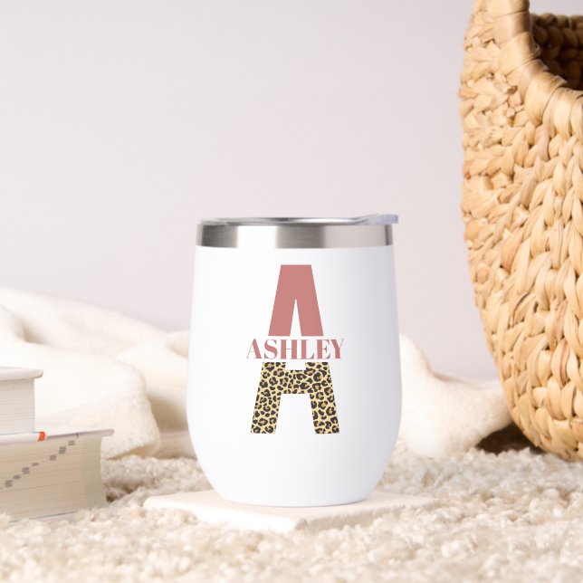 Lettre Monogramme personnalisée Un Empreinte de lé (Salon)