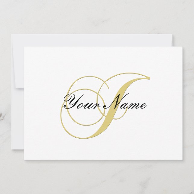 Lettre monographie J Golden Single (Devant)