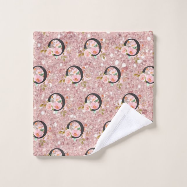 Lettre O (Gant de toilette)