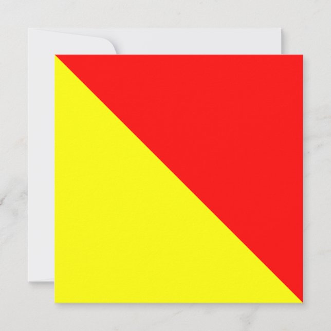 LETTRE Oscar O DU Signal Nautique (Devant)