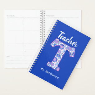 Lettre Paisley T Enseignants Planificateur quotidi
