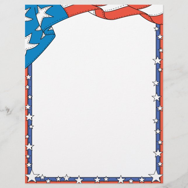 LETTRE Patriotique USA (Devant)