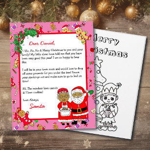 Lettre personnalisée de Père Noël pour enfants