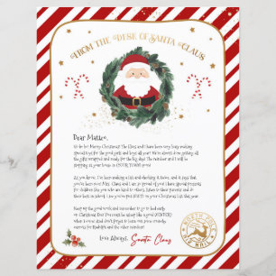 Lettre personnalisée du Père Noël