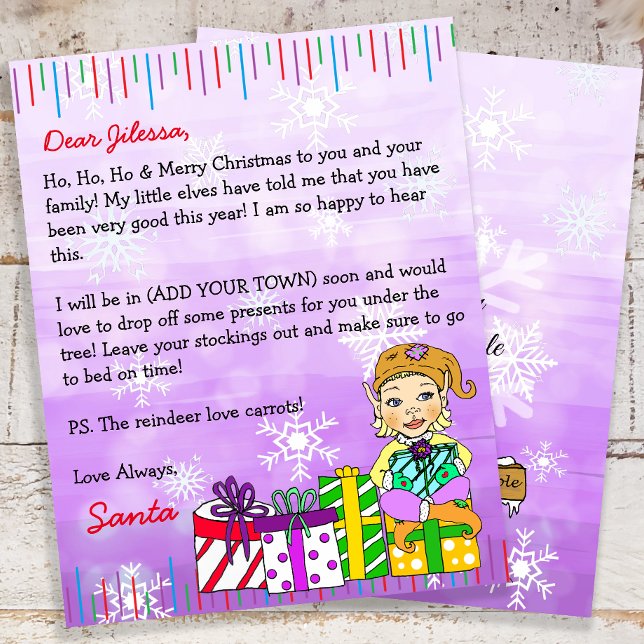 Lettre personnalisée du Père Noël (Créateur téléchargé)