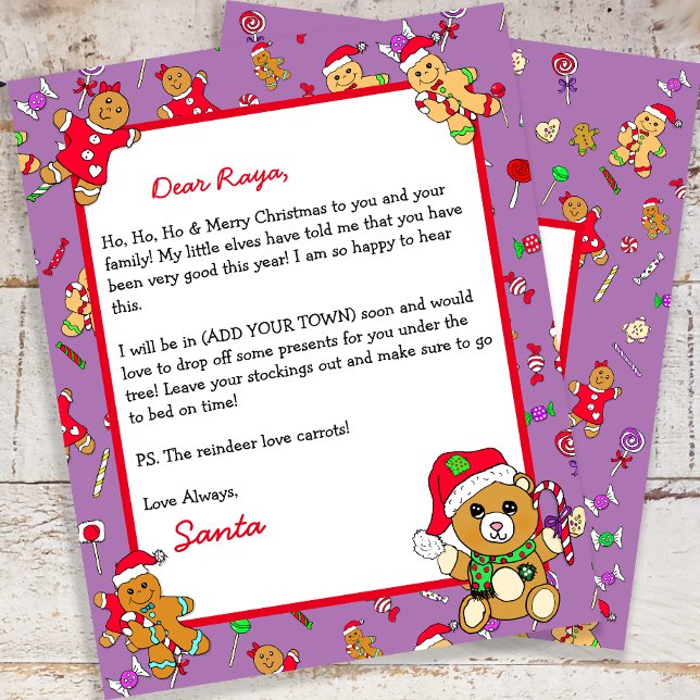 Lettre personnalisée du Père Noël (Créateur téléchargé)