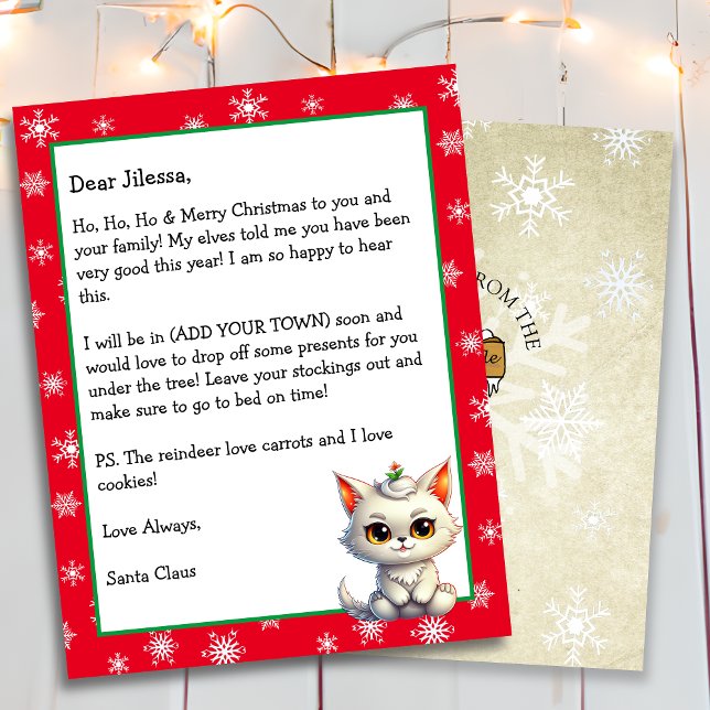 Lettre personnalisée du Père Noël (Créateur téléchargé)