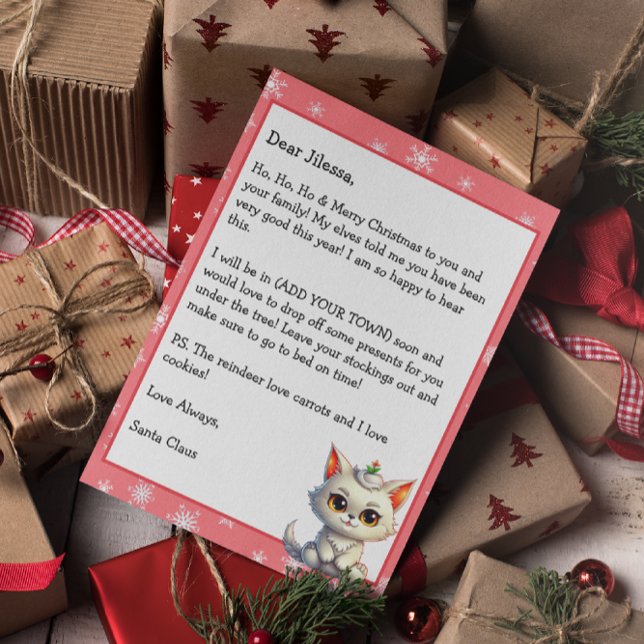 Lettre personnalisée du Père Noël (Créateur téléchargé)