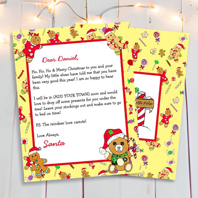 Lettre personnalisée du Père Noël (Créateur téléchargé)