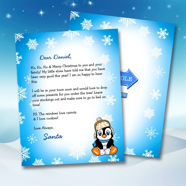 Lettre personnalisée du Père Noël (Créateur téléchargé)