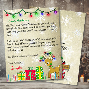 Lettre personnalisée du Père Noël