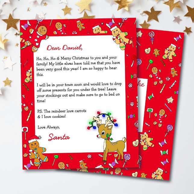 Lettre personnalisée du Père Noël (Créateur téléchargé)