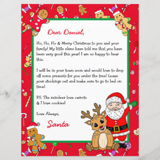 Lettre personnalisée du Père Noël