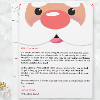 Lettre personnalisée du Père Noël aux enfants