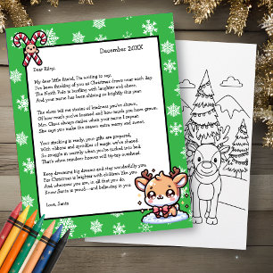 Lettre personnalisée du Père Noël pour les enfants