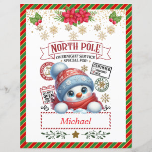 Lettre personnalisée du Père Noël pour les enfants