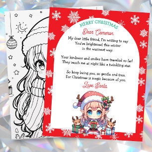 Lettre personnalisée pour enfants de la part du Pè