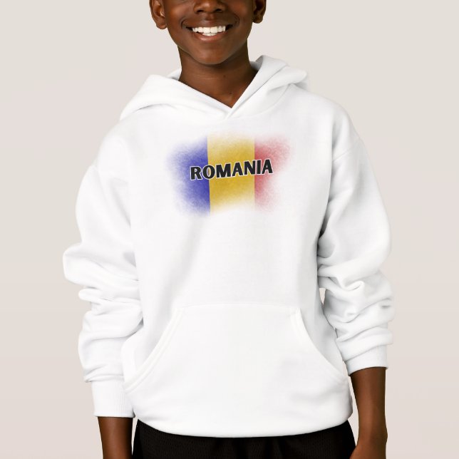 LETTRE ROUMA MOYENNE SIMPLE Drapeau Souvenir (Devant)