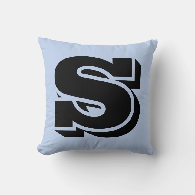 LETTRE S MONOGRAM COUSSIN BLEU (Recto)