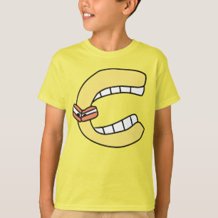 LETTRE T-shirt Alphabet C