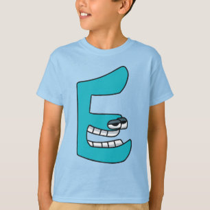 LETTRE T-shirt Alphabet E