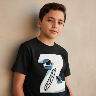 LETTRE T-shirt Alphabet Z