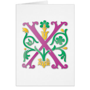 Lettre X monogramme