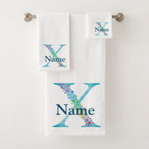 Lettre X Monogramme Ensemble de cadeaux de bain in