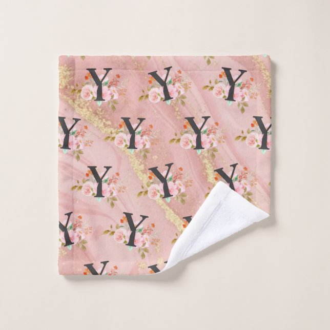 Lettre Y (Gant de toilette)