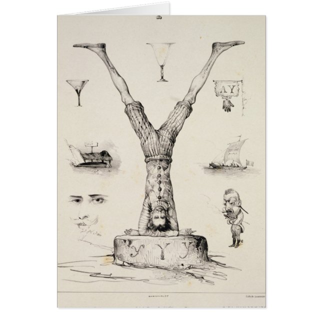 Lettre Y d'une amorce d'alphabet (Devant)