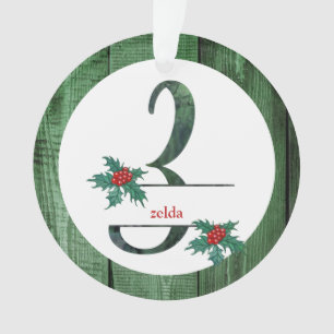 *~* Lettre Z Rustique Noël PHOTO Bois AP44