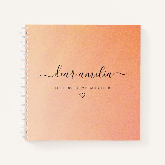 Lettres à ma fille garde le Carnet mémoire (Devant)