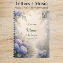 Lettres à Maman Journal Mémorial et Code QR person