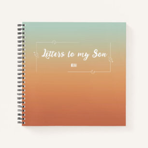 Lettres à mon fils garde le journal mémoire Vintag