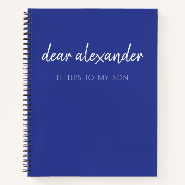 Lettres à Mon fils Keepsaké Journal (Devant)