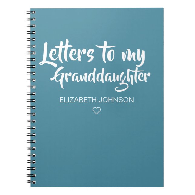 Lettres à mon grand-fille Keepsaké Journal (Devant)