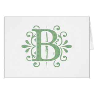 Lettres alphabétiques - lettre B - blanc