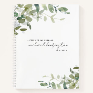 Lettres au mari dans le Heaven Grief Journal