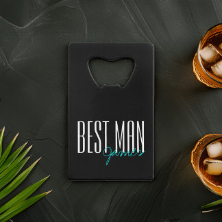 Lettres audacieuses "Best Man" Soirée de mariage p