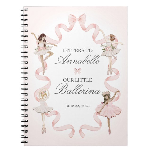 Lettres de Little Ballerina à mon livre de bébé fi (Devant)