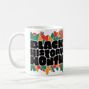 Lettres en gras Mois de l'histoire noire Mug