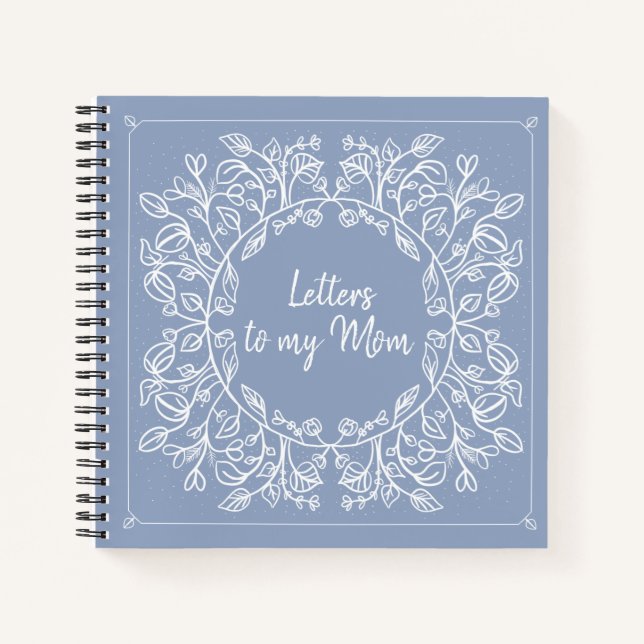 Lettres florales à My Mom Keepsaké Journal (Devant)
